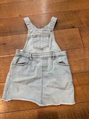 Old Navy Light Blue Denim Overall Skirt
